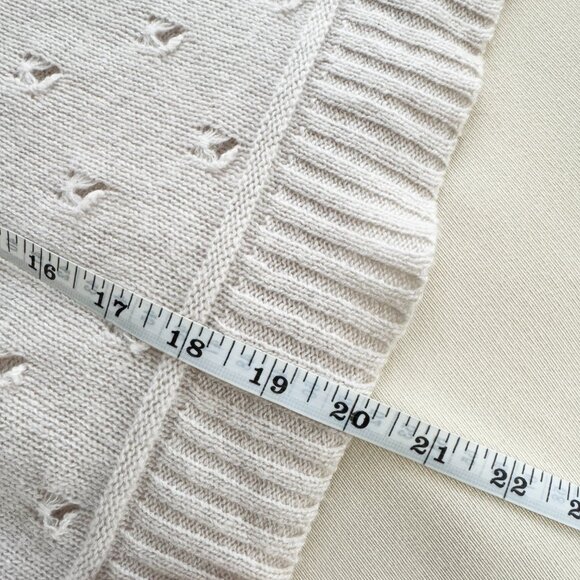 Inhabit Cashmere Pointelle Crew Neck, size XS - Picture 10 of 10